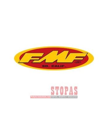 FMF OVAL TRAILER STICKER 58,4 CM (23") YELLOW/RED