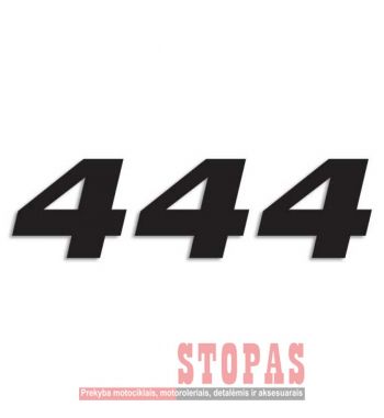 BLACKBIRD RACING STARTINIAI NUMERIAI  3 PACK BLACK