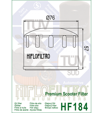 Alyvos filtras HIFLO HF184