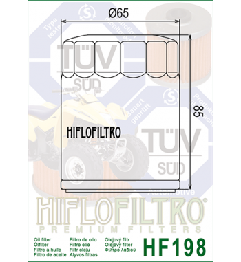Alyvos filtras HIFLO HF198