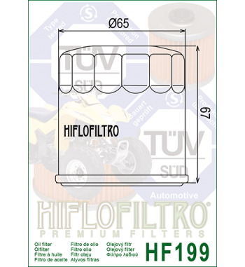 Alyvos filtras HIFLO HF199