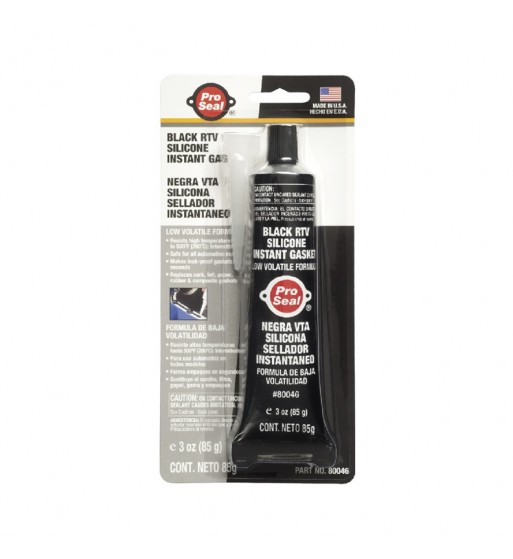 ProSeal juodas hermetikas / silikonas 85g.