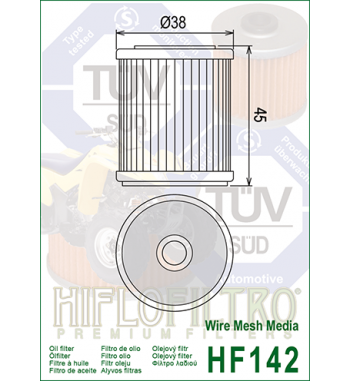 Alyvos filtras HIFLO HF142 