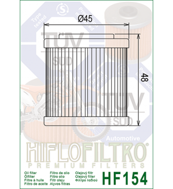 Alyvos filtras HIFLO HF154