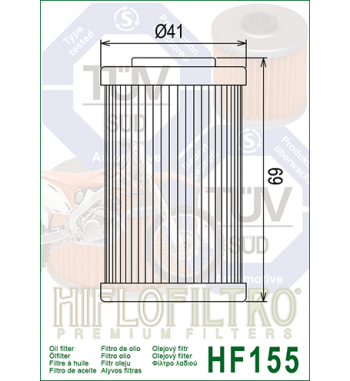 Alyvos filtras HIFLO HF155