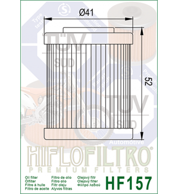 Alyvos filtras HIFLO HF157