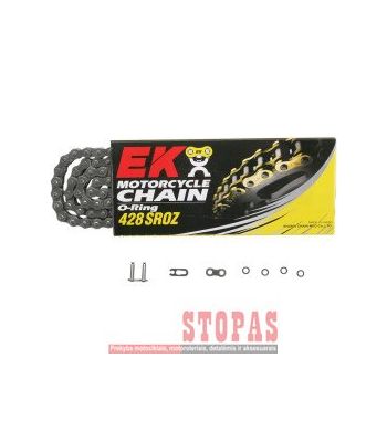 EK Grandinė SROZ 130 CLIP LINK 428 O-RING REPLACEMENT DRIVE CHAIN / NATURAL / STEEL