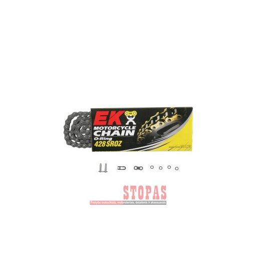 EK Grandinė SROZ 130 CLIP LINK 428 O-RING REPLACEMENT DRIVE CHAIN / NATURAL / STEEL