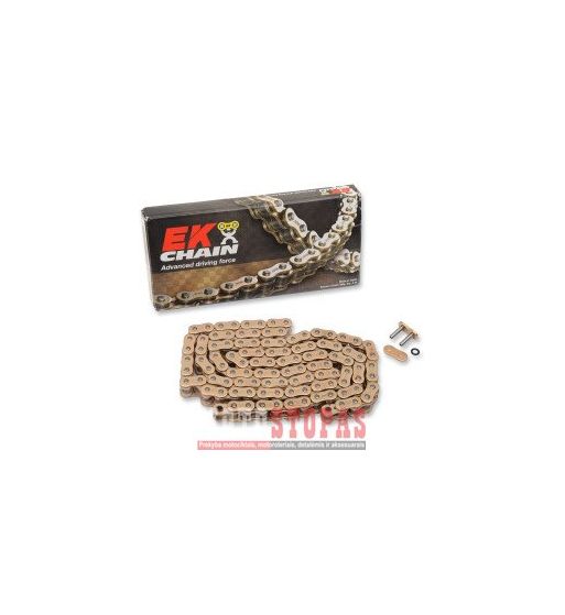 EK Grandinė ZVX3 120 RIVET LINK 530 X-RING PERFORMANCE REPLACEMENT DRIVE CHAIN / GOLD / STEEL