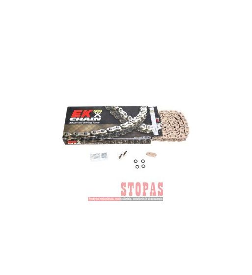 EK Grandinė ZVX3 130 RIVET LINK 530 X-RING REPLACEMENT DRIVE CHAIN / GOLD / STEEL