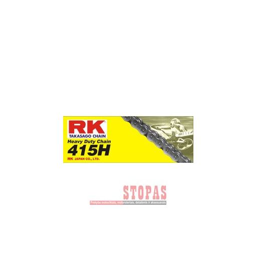 RK Grandinė HEAVY DUTY 110 CLIP LINK 415 NON-SEAL PERFORMANCE REPLACEMENT DRIVE CHAIN / NATURAL / CARBON ALLOY S