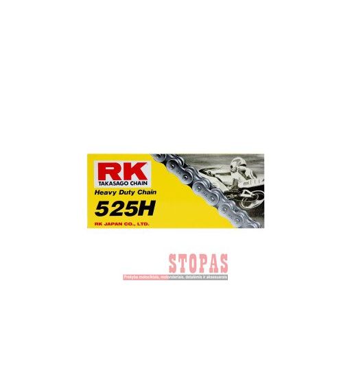 RK Grandinė HEAVY DUTY 120 CLIP LINK 525 NON-SEAL DRIVE CHAIN / NATURAL / CARBON ALLOY STEEL