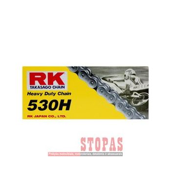 RK Grandinė HEAVY DUTY 110 CLIP LINK 530 NON-SEAL DRIVE CHAIN / NATURAL / CARBON ALLOY STEEL