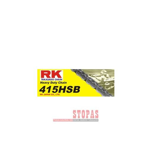 RK Grandinė HEAVY DUTY 102 CLIP LINK 415 NON-SEAL DRIVE CHAIN / NATURAL / CARBON ALLOY STEEL