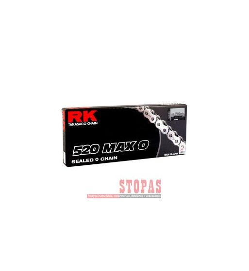 RK Grandinė MAX-O 102 CLIP & RIVET LINK 520 O-RING REPLACEMENT DRIVE CHAIN / NATURAL / CARBON ALLOY STEEL