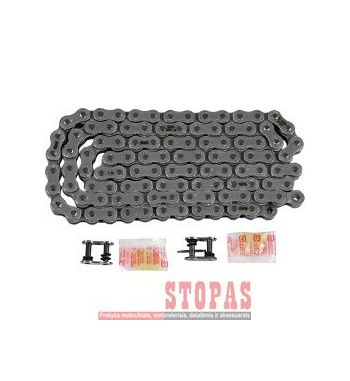 RK Grandinė MAX-O 108 CLIP & RIVET LINK 520 O-RING REPLACEMENT DRIVE CHAIN / NATURAL / CARBON ALLOY STEEL