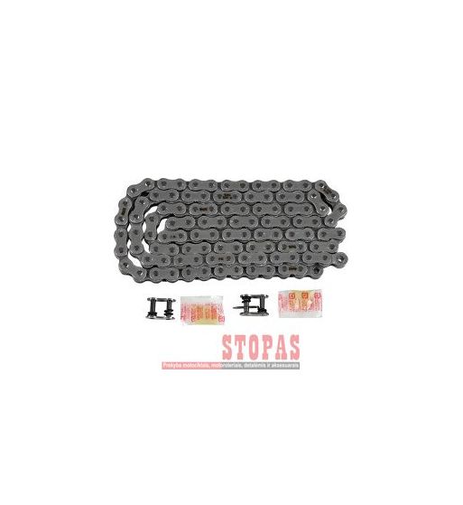 RK Grandinė MAX-O 108 CLIP & RIVET LINK 520 O-RING REPLACEMENT DRIVE CHAIN / NATURAL / CARBON ALLOY STEEL