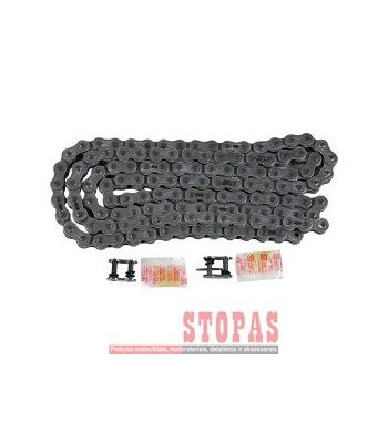 Rk Grandinė MAX-O 130 CLIP & RIVET LINK 520 O-RING REPLACEMENT DRIVE CHAIN / NATURAL / CARBON ALLOY STEEL