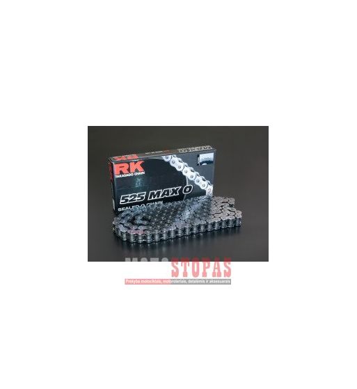 Rk Grandinė MAX-O 118 RIVET LINK 525 O-RING REPLACEMENT DRIVE CHAIN / NATURAL / CARBON ALLOY STEEL
