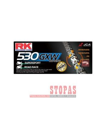 Rk Grandinė GB530GXW 120 RIVET LINK 530 W-RING REPLACEMENT DRIVE CHAIN / GOLD