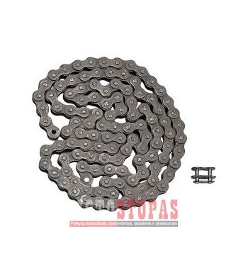 Rk Grandinė STANDART 116 CLIP LINK 420 NON-SEAL PERFORMANCE REPLACEMENT DRIVE CHAIN / NATURAL / CARBON ALLOY STE