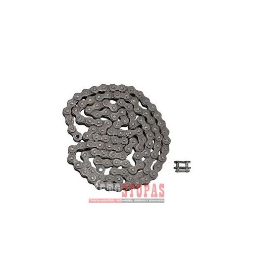Rk Grandinė STANDART 116 CLIP LINK 420 NON-SEAL PERFORMANCE REPLACEMENT DRIVE CHAIN / NATURAL / CARBON ALLOY STE