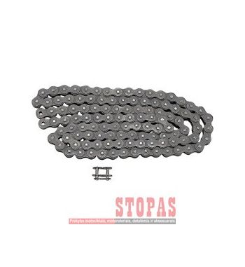 Rk Grandinė STANDART 124 CLIP LINK 420 NON-SEAL PERFORMANCE REPLACEMENT DRIVE CHAIN / NATURAL / CARBON ALLOY STE