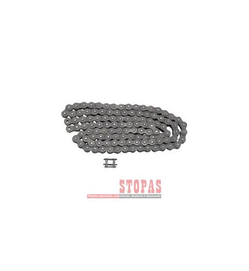 Rk Grandinė STANDART 124 CLIP LINK 420 NON-SEAL PERFORMANCE REPLACEMENT DRIVE CHAIN / NATURAL / CARBON ALLOY STE