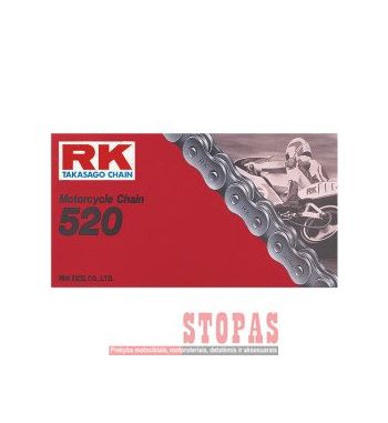 Rk Grandinė M520 98 CLIP LINK 520 NON-SEAL REPLACEMENT DRIVE CHAIN / NATURAL