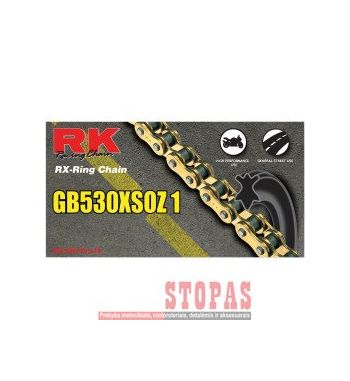 Rk Grandinė GB530XSOZ1 110 RIVET LINK 530 X-RING REPLACEMENT DRIVE CHAIN / GOLD
