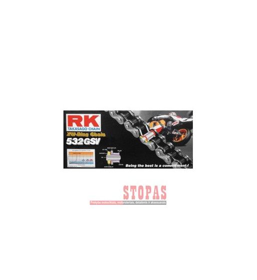 RK Grandinė GSV 112 RIVET LINK 532 W-RING REPLACEMENT DRIVE CHAIN / NATURAL