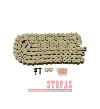 RK Grandinė MAX-Z 120 RIVET LINK 530 X-RING REPLACEMENT DRIVE CHAIN / GOLD|GOLD / CARBON ALLOY STEEL