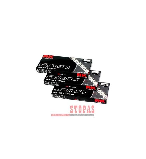 RK Grandinė MAX-Z 130 RIVET LINK 530 X-RING REPLACEMENT DRIVE CHAIN / GOLD|GOLD / CARBON ALLOY STEEL