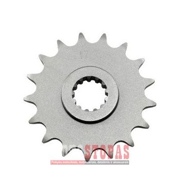 PARTS UNLIMITED Žvaigždė FRONT SPROCKET 17 TEETH PITCH 520 STEEL