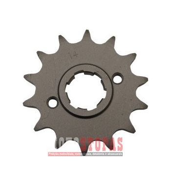 PARTS UNLIMITED Žvaigždė FRONT SPROCKET 14 TEETH PITCH 520 STEEL