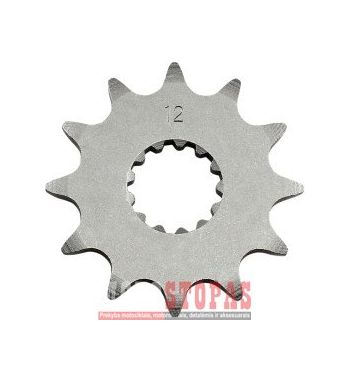 PARTS UNLIMITED Žvaigždė FRONT SPROCKET 12 TEETH PITCH 520 STEEL