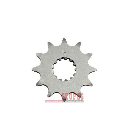PARTS UNLIMITED Žvaigždė FRONT SPROCKET 12 TEETH PITCH 520 STEEL