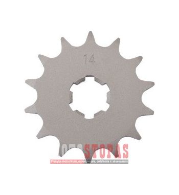 PARTS UNLIMITED Žvaigždė FRONT SPROCKET 14 TEETH PITCH 428 STEEL