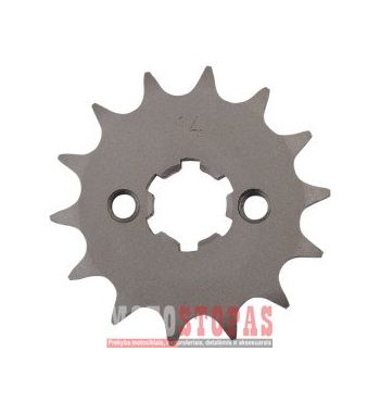 PARTS UNLIMITED Žvaigždė FRONT SPROCKET 14 TEETH PITCH 428 STEEL