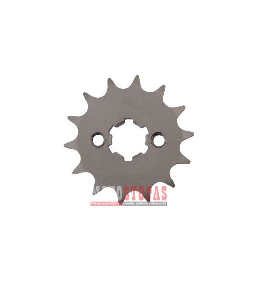 PARTS UNLIMITED Žvaigždė FRONT SPROCKET 14 TEETH PITCH 428 STEEL
