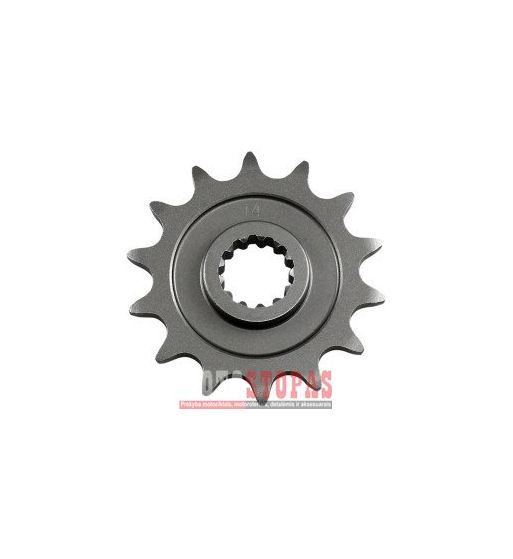 PARTS UNLIMITED Žvaigždė FRONT SPROCKET 14 TEETH PITCH 520 STEE