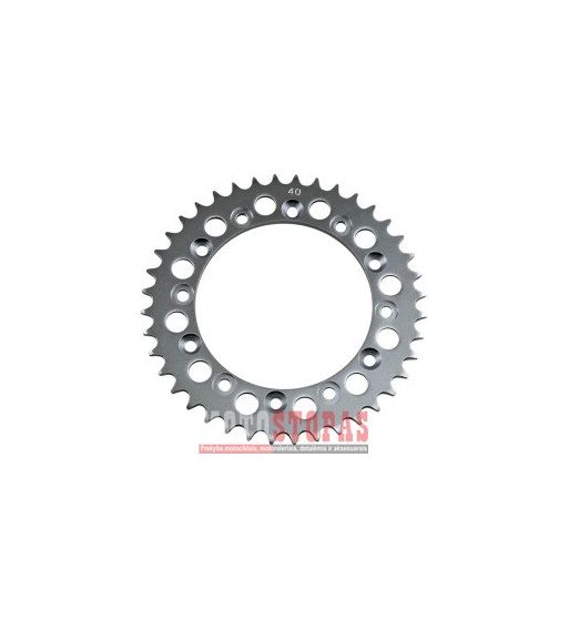 PARTS UNLIMITED Žvaigždė REAR SPROCKET 40 TEETH PITCH 520 STEEL