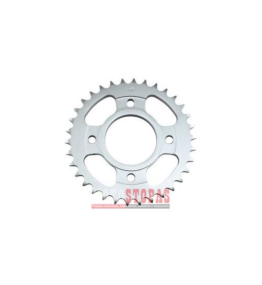 PARTS UNLIMITED Žvaigždė REAR SPROCKET 34 TEETH PITCH 530 STEEL