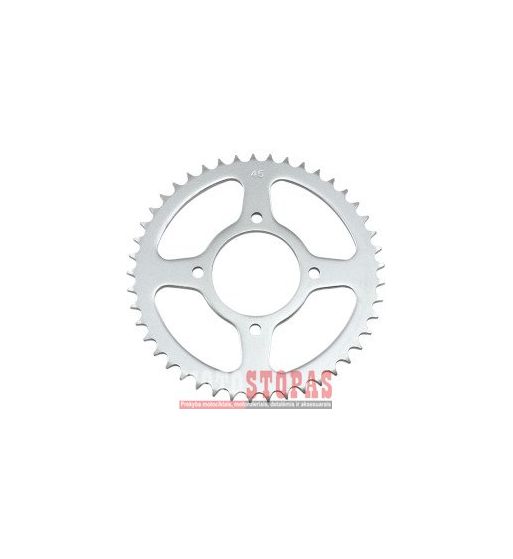 PARTS UNLIMITED Žvaigždė REAR SPROCKET 45 TEETH PITCH 428 STEEL