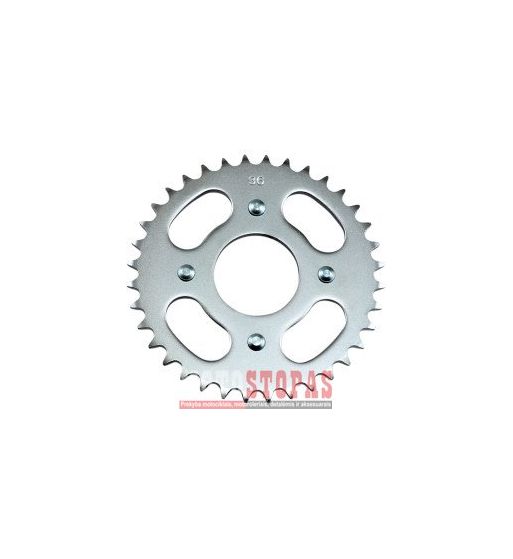 PARTS UNLIMITED Žvaigždė REAR SPROCKET 36 TEETH PITCH 420 STEEL