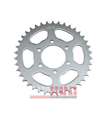 PARTS UNLIMITED Žvaigždė REAR SPROCKET 39 TEETH PITCH 520 STEEL