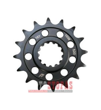 DRIVEN RACING Žvaigždė DRIVEN RACING FRONT SPROCKET (1036)/ 16 TEETH / PITCH 520 / STEEL / BLACK / YAMAHA
