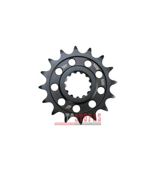 DRIVEN RACING Žvaigždė DRIVEN RACING FRONT SPROCKET (1036)/ 16 TEETH / PITCH 520 / STEEL / BLACK / YAMAHA