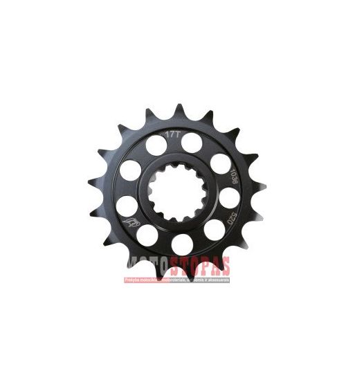 DRIVEN RACING Žvaigždė DRIVEN RACING FRONT SPROCKET (1036)/ 17 TEETH / PITCH 520 / STEEL / BLACK / YAMAHA