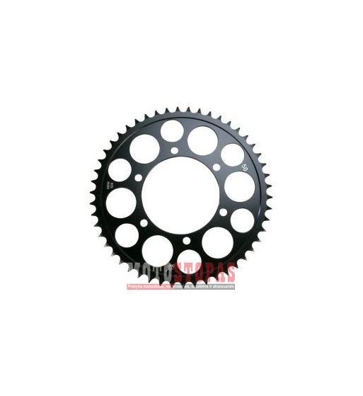DRIVEN RACING Žvaigždė REAR SPROCKET (5008)/ 50 TEETH / PITCH 520 / STEEL / BLACK / KAWASAKI/SUZUKI/YAMAHA